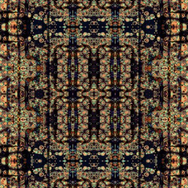 Kusursuz soyut desen. Kusursuz soyut bir arkaplan. Kaotik doku. Mandala