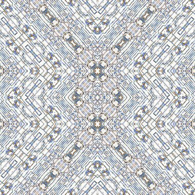 Kusursuz soyut desen. Kusursuz soyut bir arkaplan. Kaotik doku. Mandala