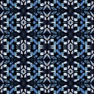 Kusursuz soyut desen. Kusursuz soyut bir arkaplan. Kaotik doku. Mandala