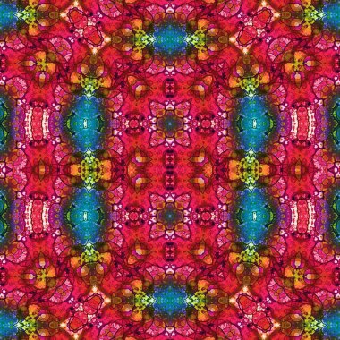 Kusursuz soyut desen. Kusursuz soyut bir arkaplan. Kaotik doku. Mandala