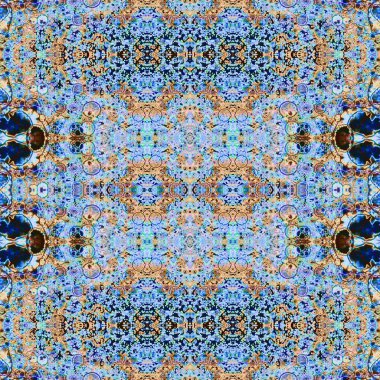 Kusursuz soyut desen. Kusursuz soyut bir arkaplan. Kaotik doku. Mandala