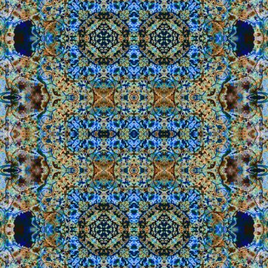 Kusursuz soyut desen. Kusursuz soyut bir arkaplan. Kaotik doku. Mandala