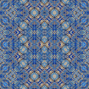 Kusursuz soyut desen. Kusursuz soyut bir arkaplan. Kaotik doku. Mandala