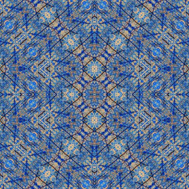 Kusursuz soyut desen. Kusursuz soyut bir arkaplan. Kaotik doku. Mandala