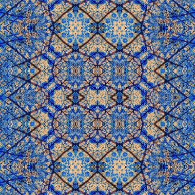 Kusursuz soyut desen. Kusursuz soyut bir arkaplan. Kaotik doku. Mandala