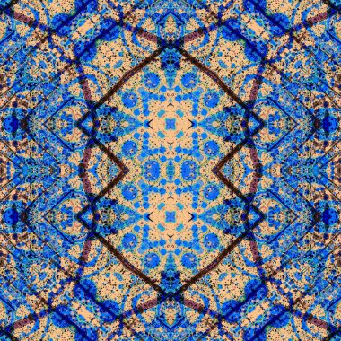 Kusursuz soyut desen. Kusursuz soyut bir arkaplan. Kaotik doku. Mandala