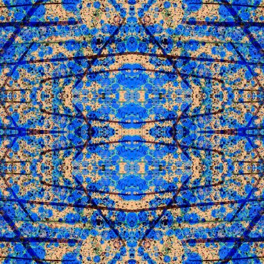 Kusursuz soyut desen. Kusursuz soyut bir arkaplan. Kaotik doku. Mandala