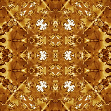 Kusursuz soyut desen. Kusursuz soyut bir arkaplan. Kaotik doku. Mandala