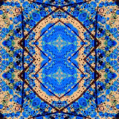 Kusursuz soyut desen. Kusursuz soyut bir arkaplan. Kaotik doku. Mandala