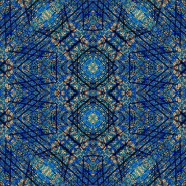 Kusursuz soyut desen. Kusursuz soyut bir arkaplan. Kaotik doku. Mandala