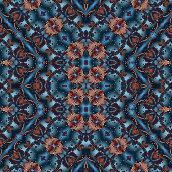 Kusursuz soyut desen. Kusursuz soyut bir arkaplan. Kaotik doku. Mandala