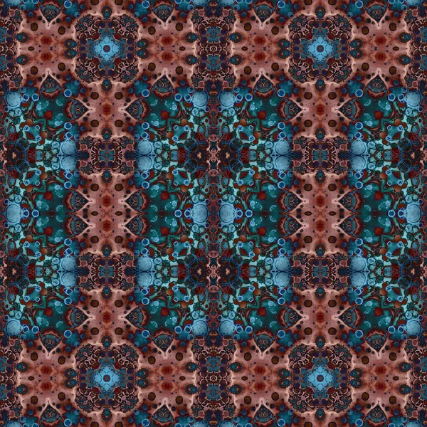 Kusursuz soyut desen. Kusursuz soyut bir arkaplan. Kaotik doku. Mandala