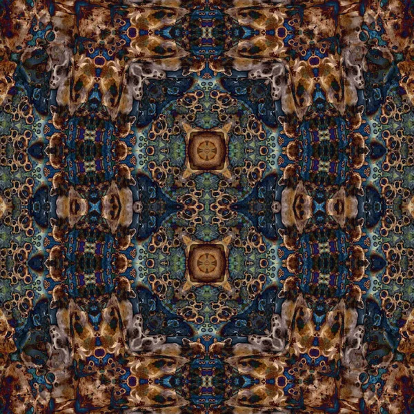 Kusursuz soyut desen. Kusursuz soyut bir arkaplan. Kaotik doku. Mandala