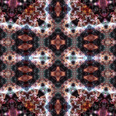 Kusursuz soyut desen. Kusursuz soyut bir arkaplan. Kaotik doku. Mandala