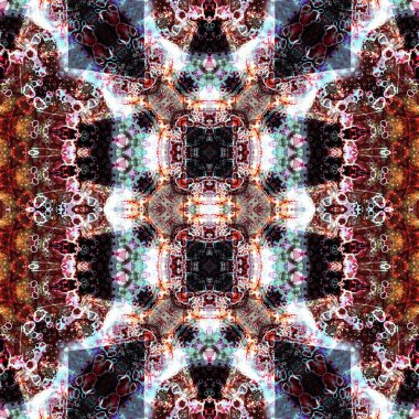 Kusursuz soyut desen. Kusursuz soyut bir arkaplan. Kaotik doku. Mandala