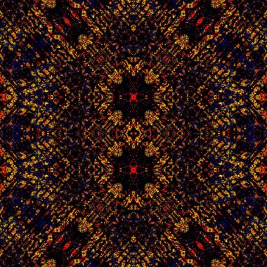 Kusursuz soyut desen. Kusursuz soyut bir arkaplan. Kaotik doku. Mandala