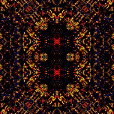 Kusursuz soyut desen. Kusursuz soyut bir arkaplan. Kaotik doku. Mandala