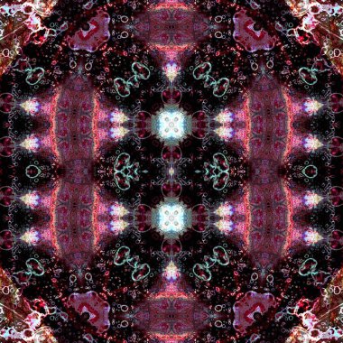 Kusursuz soyut desen. Kusursuz soyut bir arkaplan. Kaotik doku. Mandala