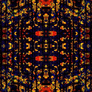 Kusursuz soyut desen. Kusursuz soyut bir arkaplan. Kaotik doku. Mandala