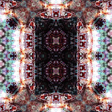 Kusursuz soyut desen. Kusursuz soyut bir arkaplan. Kaotik doku. Mandala