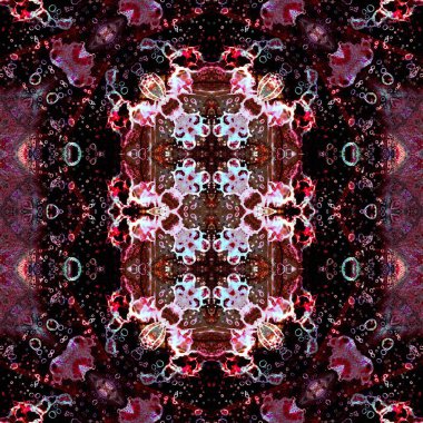 Kusursuz soyut desen. Kusursuz soyut bir arkaplan. Kaotik doku. Mandala