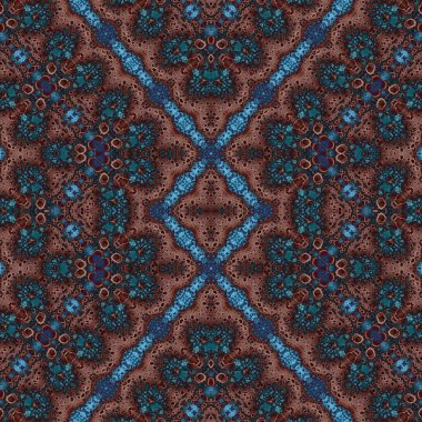 Kusursuz soyut desen. Kusursuz soyut bir arkaplan. Kaotik doku. Mandala