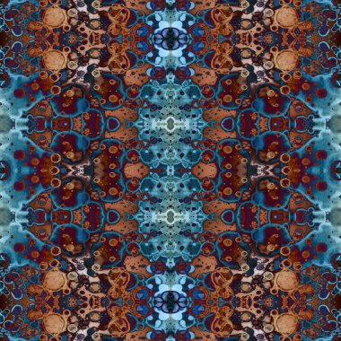 Kusursuz soyut desen. Kusursuz soyut bir arkaplan. Kaotik doku. Mandala