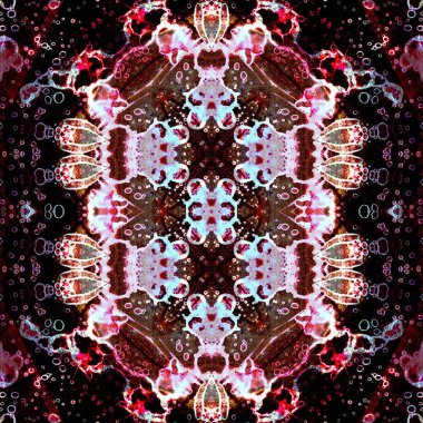 Kusursuz soyut desen. Kusursuz soyut bir arkaplan. Kaotik doku. Mandala