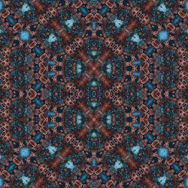 Kusursuz soyut desen. Kusursuz soyut bir arkaplan. Kaotik doku. Mandala