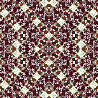 Kusursuz soyut desen. Kusursuz soyut bir arkaplan. Kaotik doku. Mandala