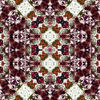 Kusursuz soyut desen. Kusursuz soyut bir arkaplan. Kaotik doku. Mandala