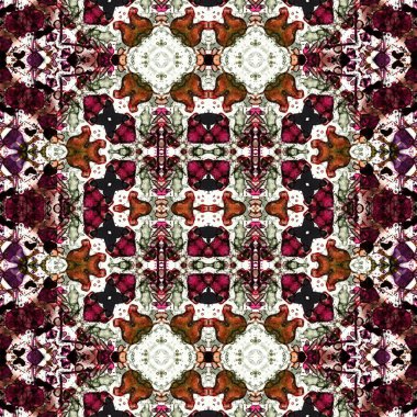 Kusursuz soyut desen. Kusursuz soyut bir arkaplan. Kaotik doku. Mandala