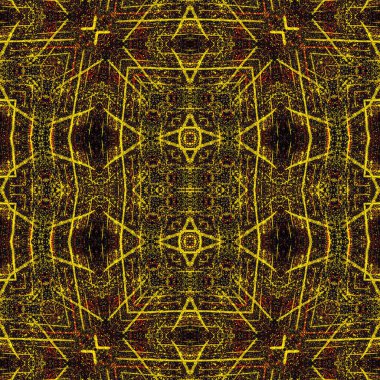 Kusursuz soyut desen. Kusursuz soyut bir arkaplan. Kaotik doku. Mandala