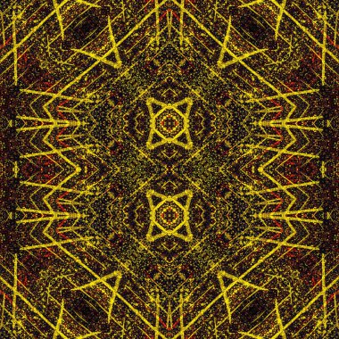 Kusursuz soyut desen. Kusursuz soyut bir arkaplan. Kaotik doku. Mandala