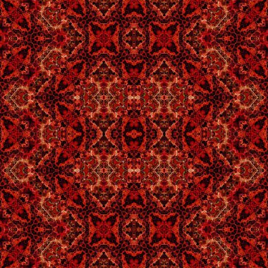 Kusursuz soyut desen. Kusursuz soyut bir arkaplan. Kaotik doku. Mandala