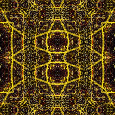 Kusursuz soyut desen. Kusursuz soyut bir arkaplan. Kaotik doku. Mandala