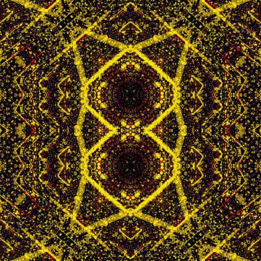 Kusursuz soyut desen. Kusursuz soyut bir arkaplan. Kaotik doku. Mandala