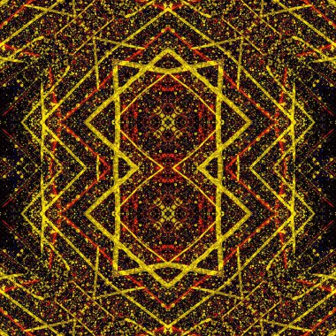 Kusursuz soyut desen. Kusursuz soyut bir arkaplan. Kaotik doku. Mandala