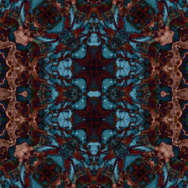 Kusursuz soyut desen. Kusursuz soyut bir arkaplan. Kaotik doku. Mandala