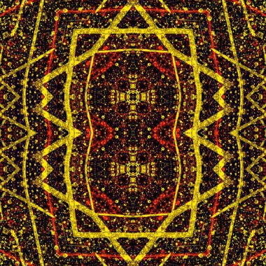 Kusursuz soyut desen. Kusursuz soyut bir arkaplan. Kaotik doku. Mandala