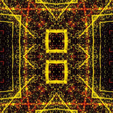 Kusursuz soyut desen. Kusursuz soyut bir arkaplan. Kaotik doku. Mandala