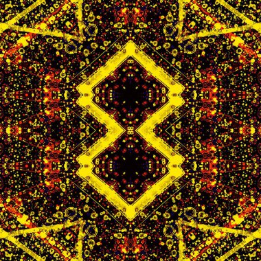 Kusursuz soyut desen. Kusursuz soyut bir arkaplan. Kaotik doku. Mandala