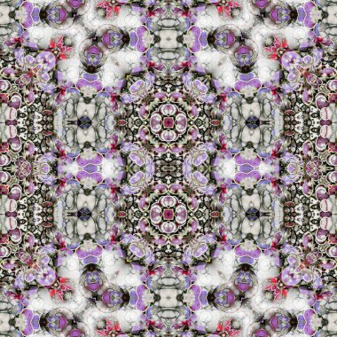 Kusursuz soyut desen. Kusursuz soyut bir arkaplan. Kaotik doku. Mandala