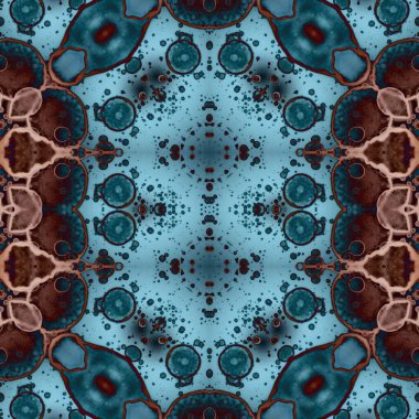 Kusursuz soyut desen. Kusursuz soyut bir arkaplan. Kaotik doku. Mandala