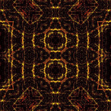 Kusursuz soyut desen. Kusursuz soyut bir arkaplan. Kaotik doku. Mandala