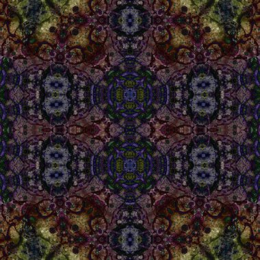 Kusursuz soyut desen. Kusursuz soyut bir arkaplan. Kaotik doku. Mandala