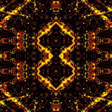 Kusursuz soyut desen. Kusursuz soyut bir arkaplan. Kaotik doku. Mandala