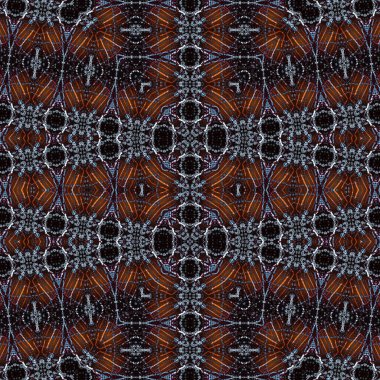 Kusursuz soyut desen. Kusursuz soyut bir arkaplan. Kaotik doku. Mandala