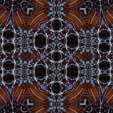 Kusursuz soyut desen. Kusursuz soyut bir arkaplan. Kaotik doku. Mandala