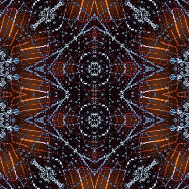 Kusursuz soyut desen. Kusursuz soyut bir arkaplan. Kaotik doku. Mandala